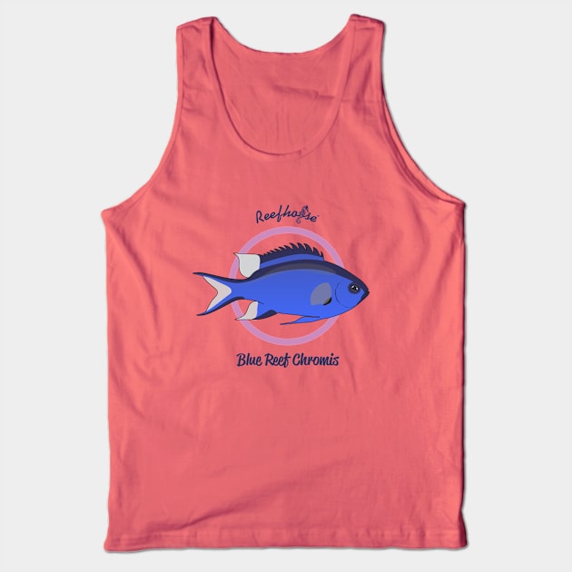 Blue Reef Chromis Tank Top by Reefhorse